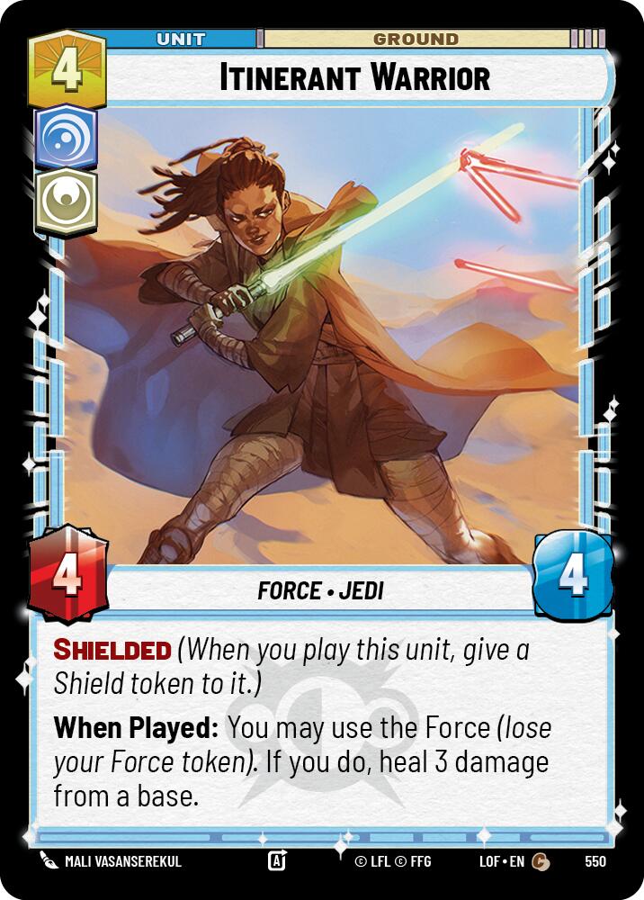 Itinerant Warrior (Foil) [LOF - 550]