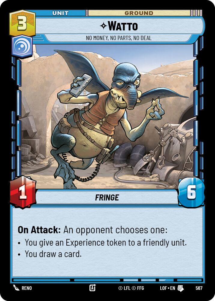 Watto - No Money, No Parts, No Deal (Foil)