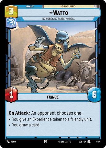Watto - No Money, No Parts, No Deal (Foil)