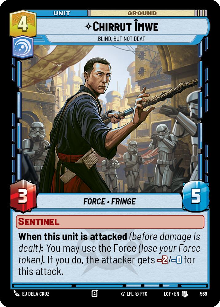 Chirrut Imwe - Blind, but not Deaf (Foil)