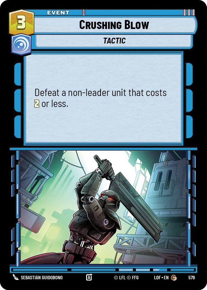 Crushing Blow (Foil) [LOF - 579]