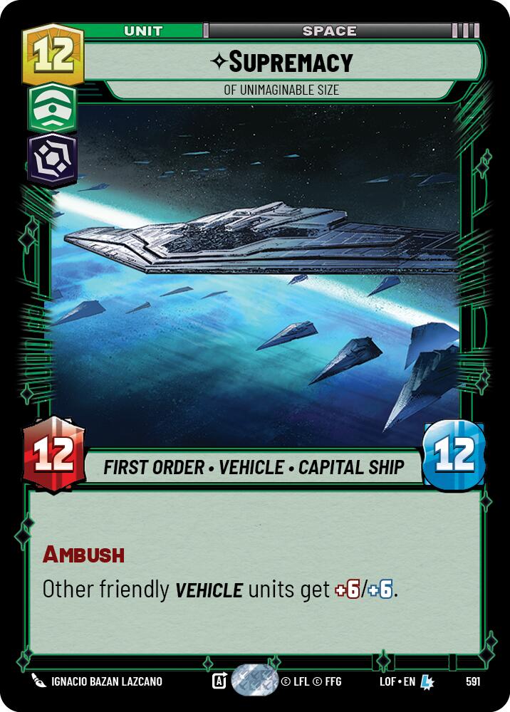 Supremacy - Of Unimaginable Size (Foil) [LOF - 591]