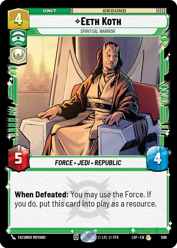 Eeth Koth - Spiritual Warrior (Foil) [LOF - 599]