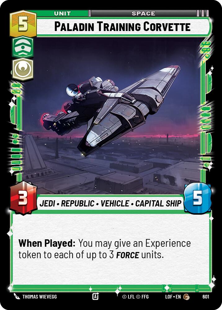 Paladin Training Corvette (Foil) [LOF - 601]