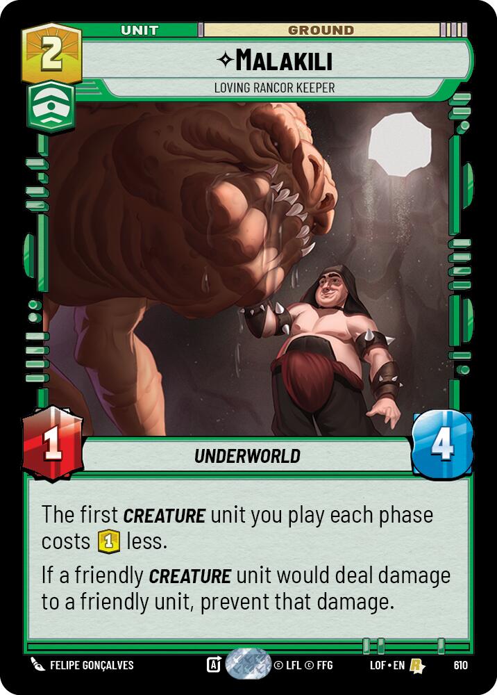 Malakili - Loving Rancor Keeper (Foil) [LOF - 610]