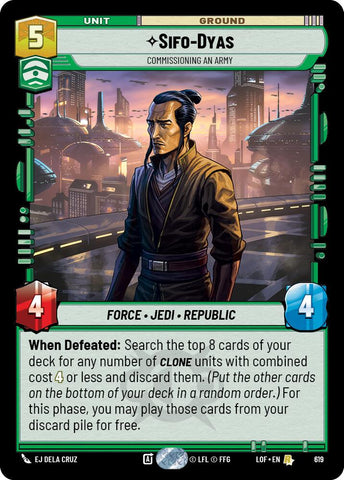 Sifo-Dyas - Commissioning An Army (Foil)