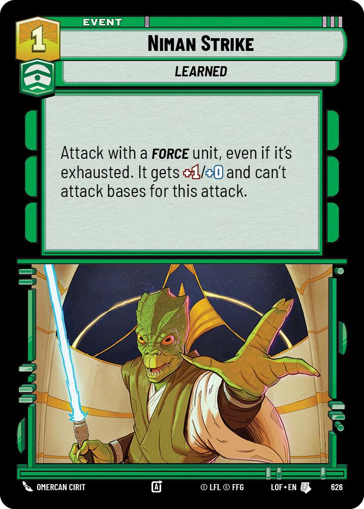 Niman Strike (Foil) [LOF - 626]