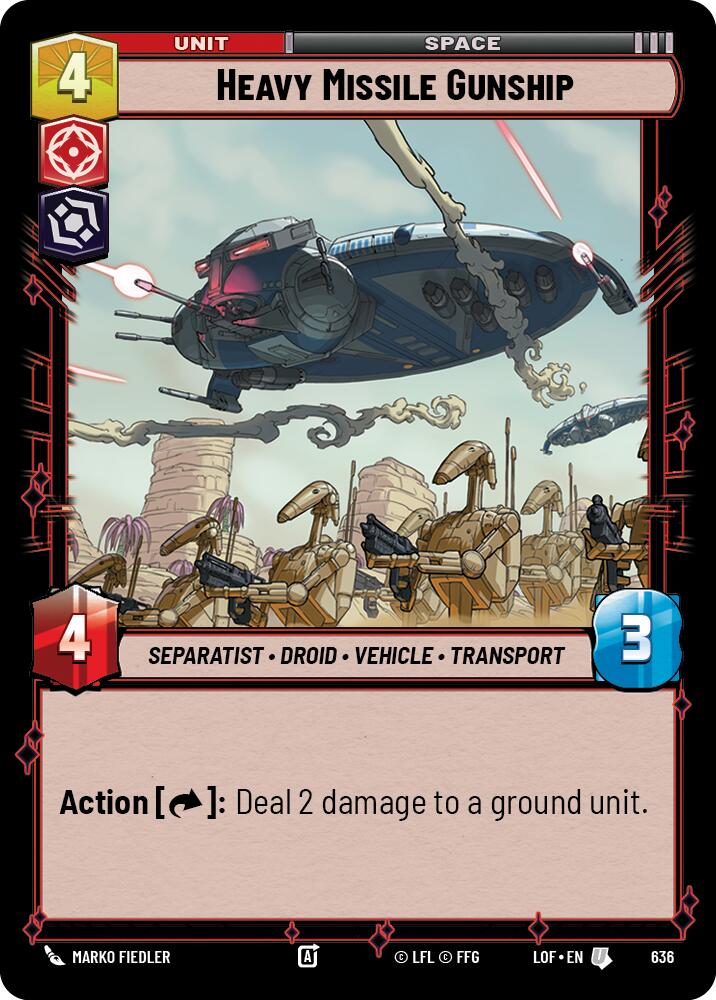 Heavy Missile Gunship (Foil) [LOF - 636]