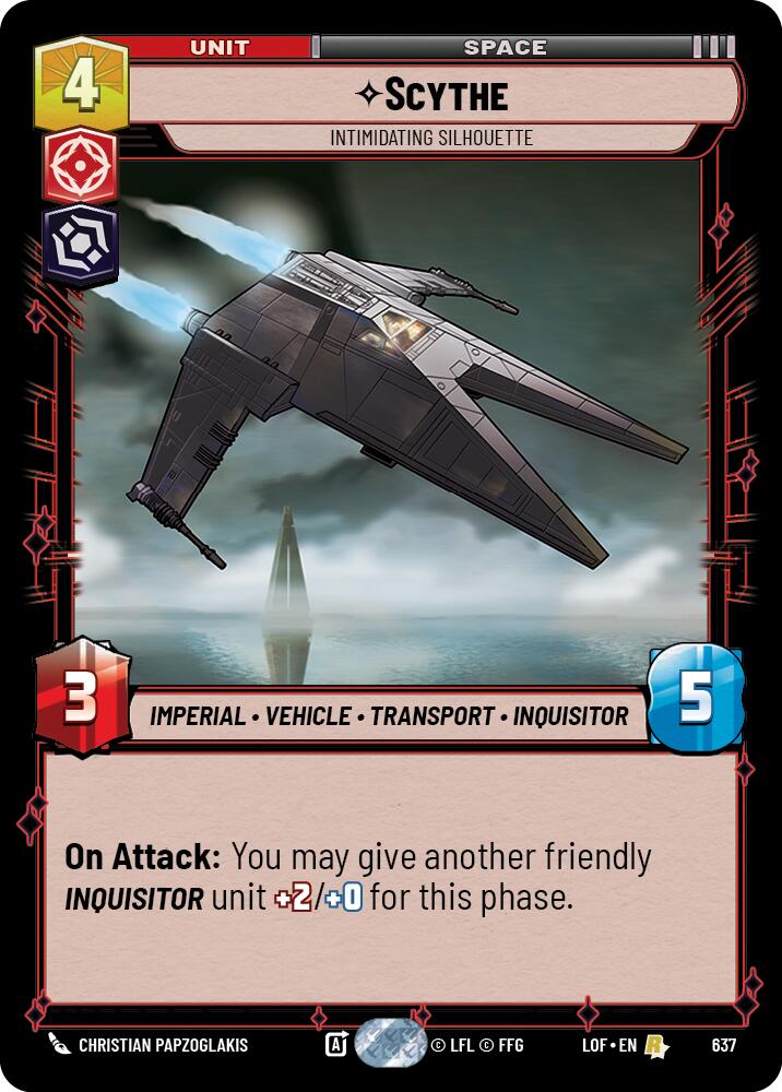 Scythe - Intimidating Silhouette (Foil) [LOF - 637]