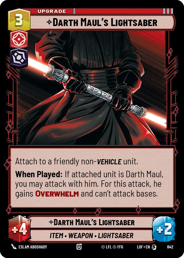 Darth Maul's Lightsaber (Foil)