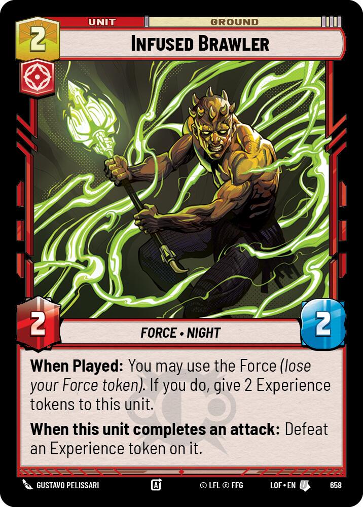 Infused Brawler (Foil) [LOF - 658]