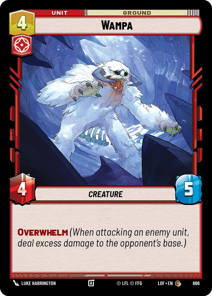 Wampa (Foil) [LOF - 666]