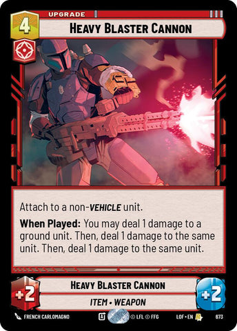 Heavy Blaster Cannon (Foil)
