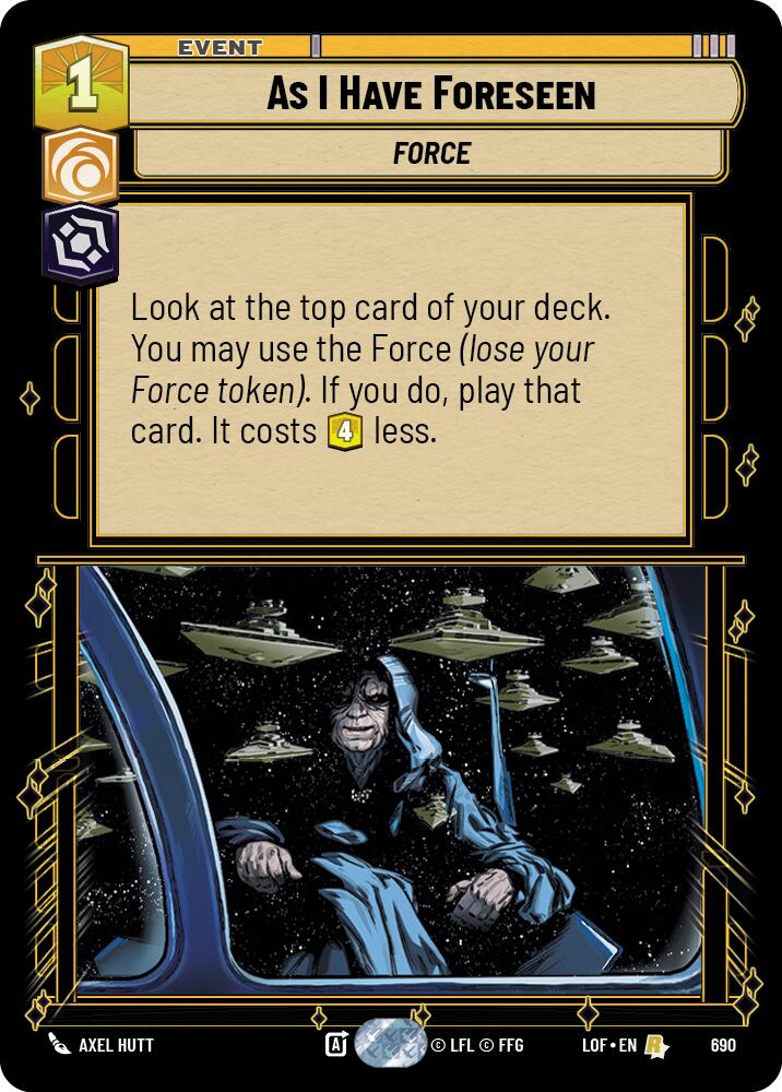 As I Have Foreseen (Foil) [LOF - 690]