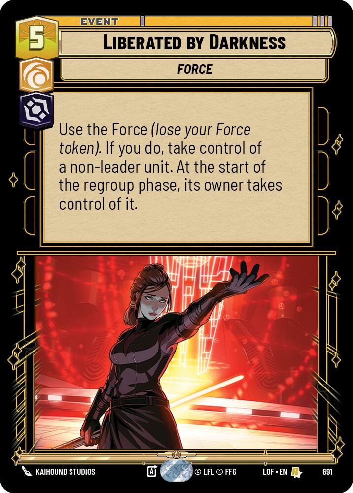 Liberated by Darkness (Foil) [LOF - 691]