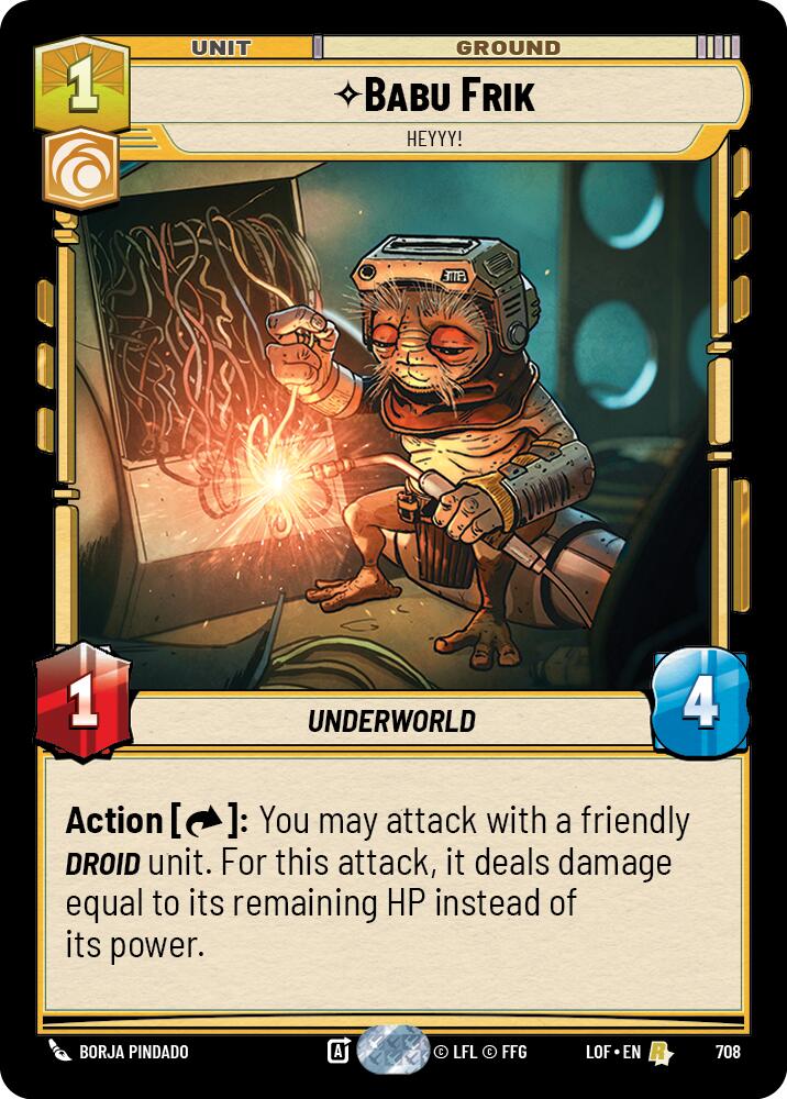 Babu Frik - Heyyy! (Foil) [LOF - 708]