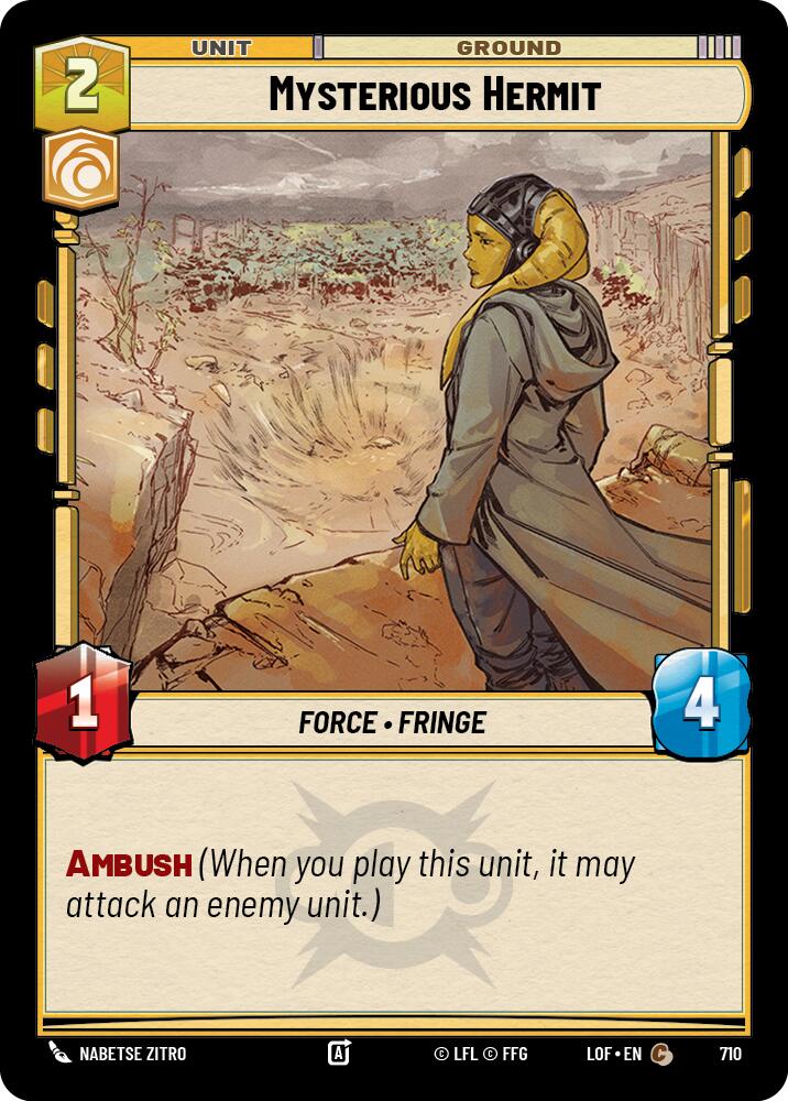 Mysterious Hermit (Foil) [LOF - 710]