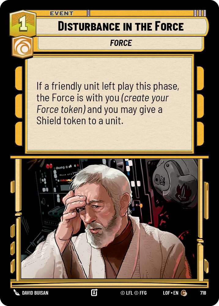Disturbance in the Force (Foil) [LOF - 718]