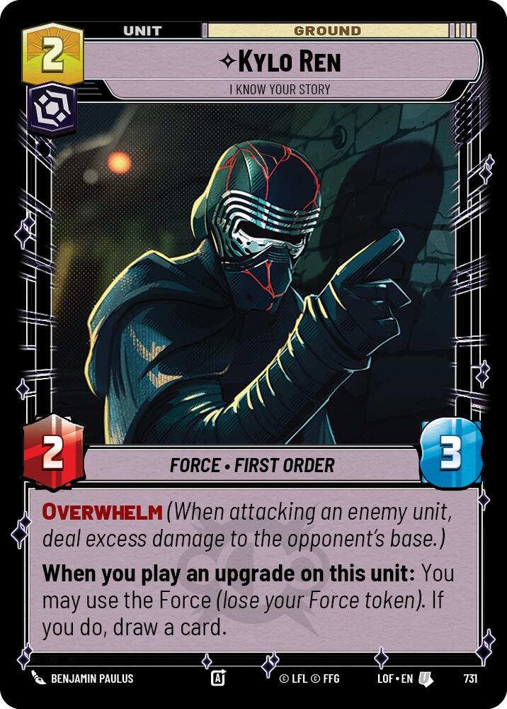Kylo Ren - I Know Your Story (Foil) [LOF - 731]