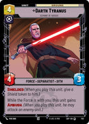 Darth Tyranus - Servant of Sidious (Foil)