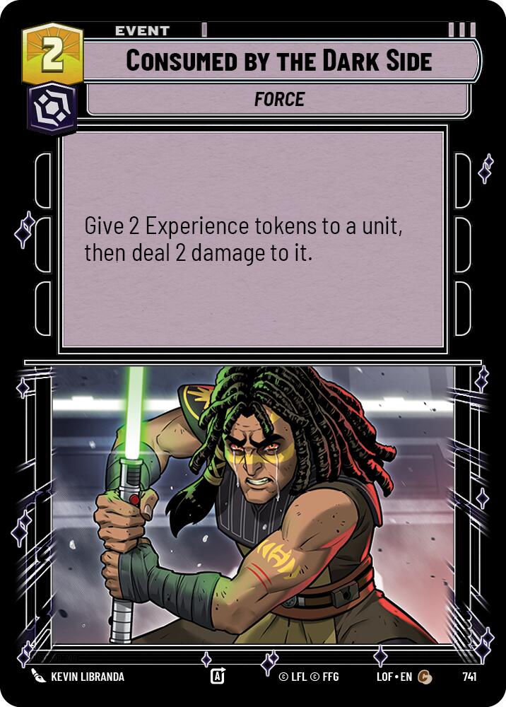 Consumed by the Dark Side (Foil) [LOF - 741]