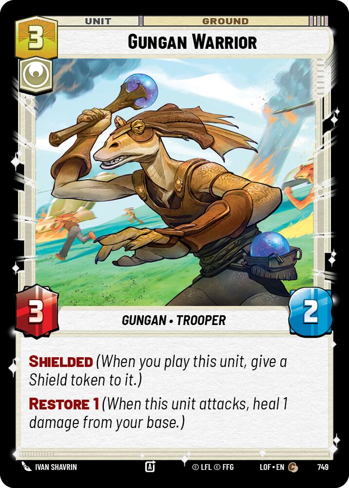 Gungan Warrior (Foil) [LOF - 749]