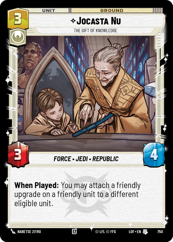 Jocasta Nu - The Gift of Knowledge (Foil) [LOF - 750]