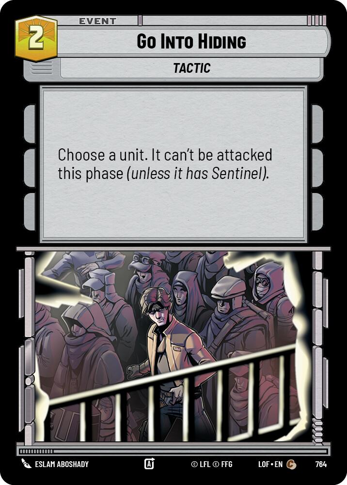 Go Into Hiding (Foil) [LOF - 764]