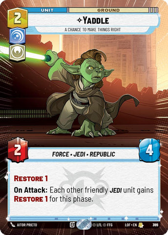 Yaddle - A Chance To Make Things Right (Hyperspace Foil)