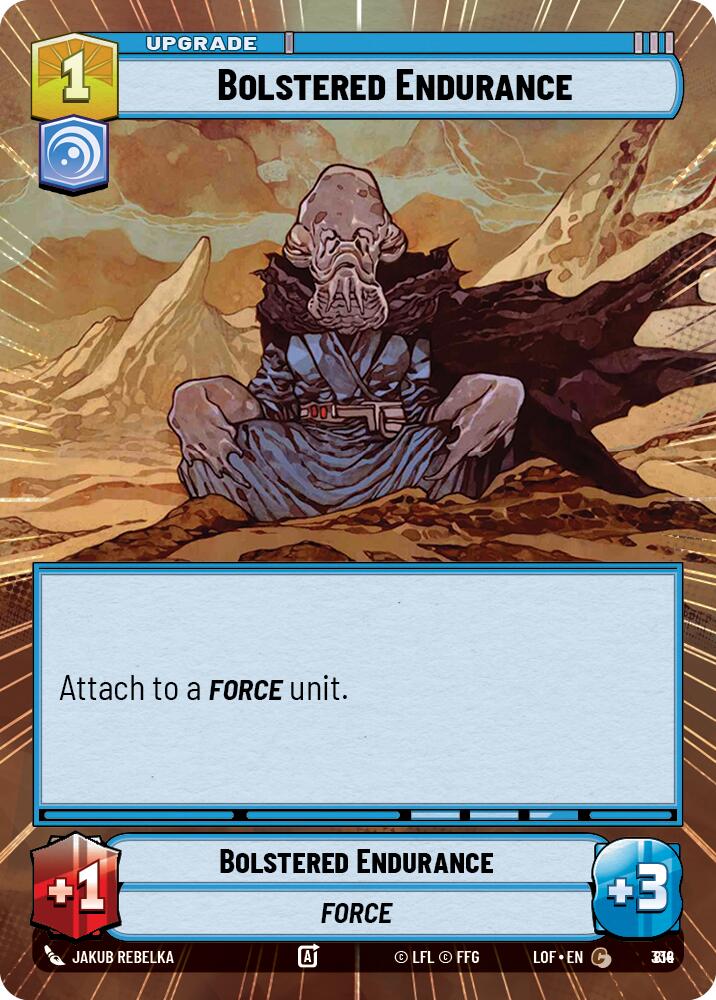 Bolstered Endurance (Hyperspace Foil) [LOF - 814]
