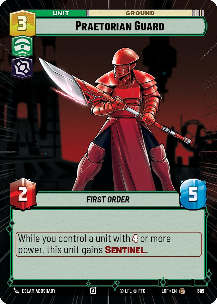 Praetorian Guard (Hyperspace Foil) [LOF - 825]