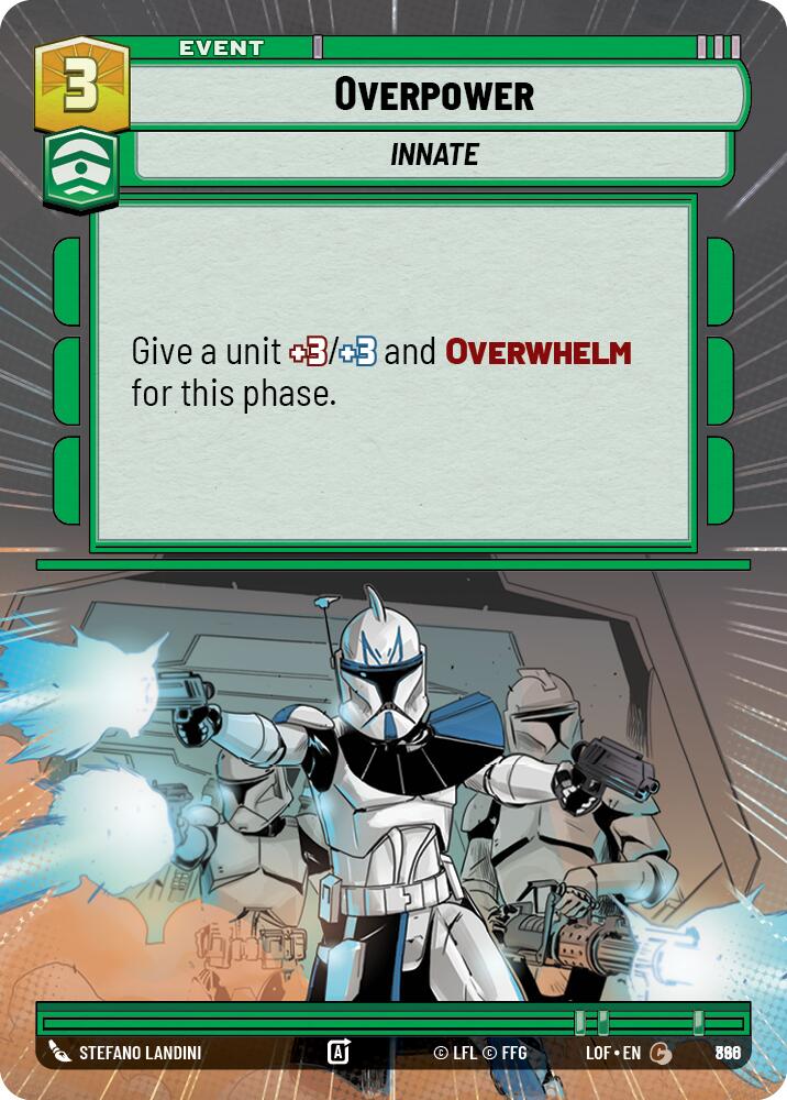 Overpower (Hyperspace Foil) [LOF - 866]