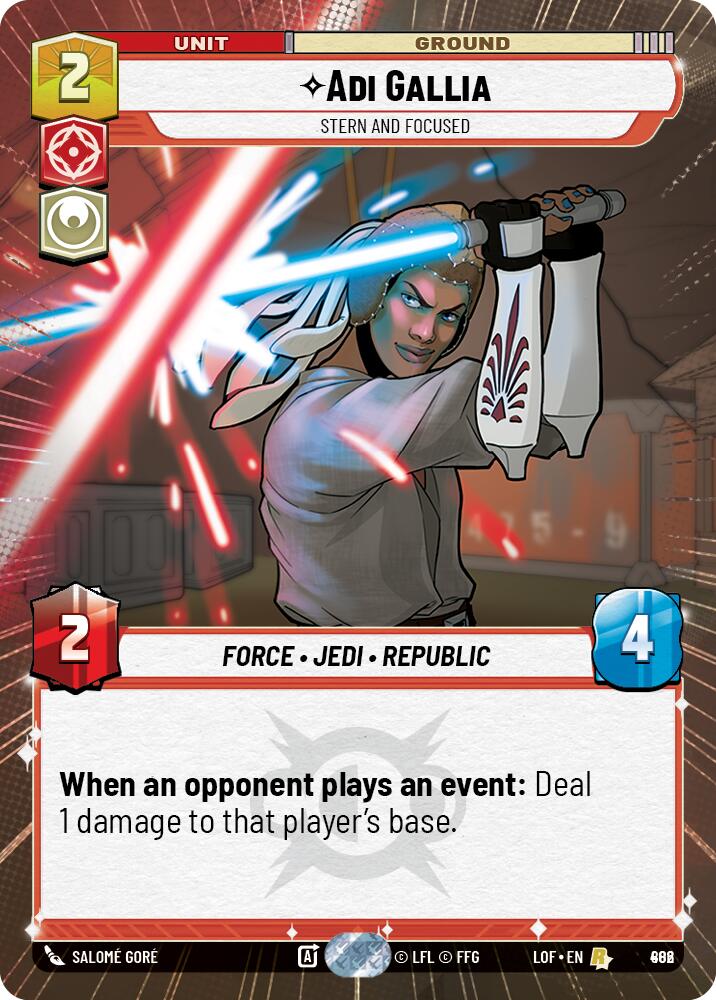 Adi Gallia - Stern and Focused (Hyperspace Foil) [LOF - 882]