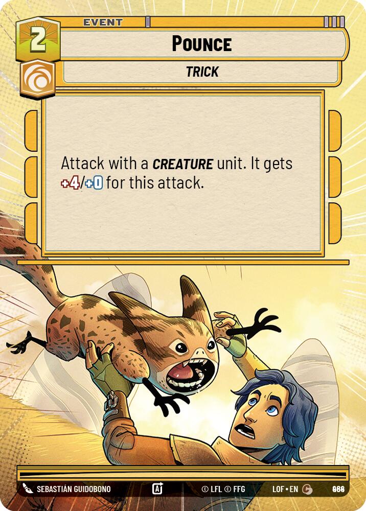 Pounce (Hyperspace Foil) [LOF - 964]