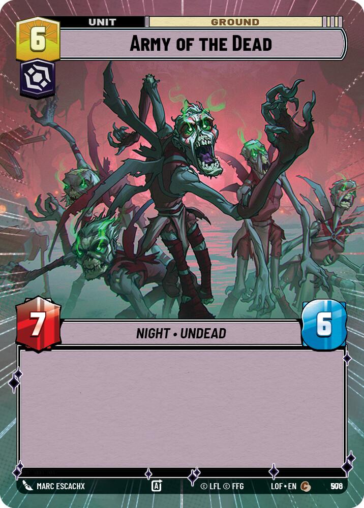 Army of the Dead (Hyperspace Foil) [LOF - 976]