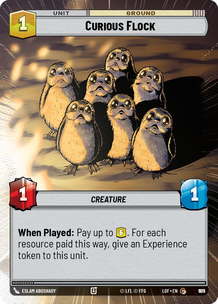 Curious Flock (Hyperspace Foil) [LOF - 995]