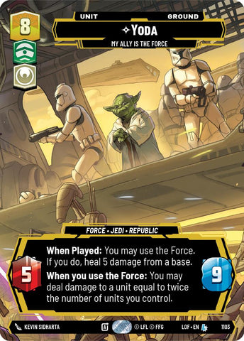 Yoda - My Ally is the Force (Prestige Foil)