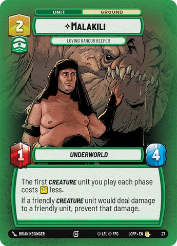 Malakili - Loving Rancor Keeper (Foil)