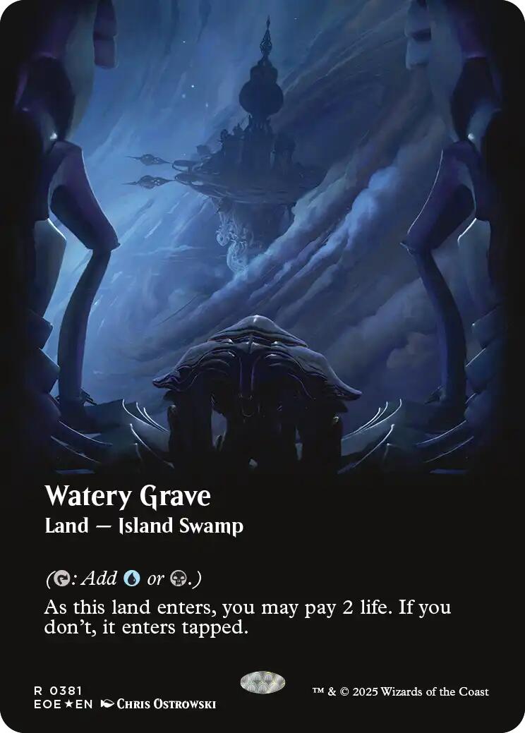 Watery Grave (Borderless) (Galaxy Foil)