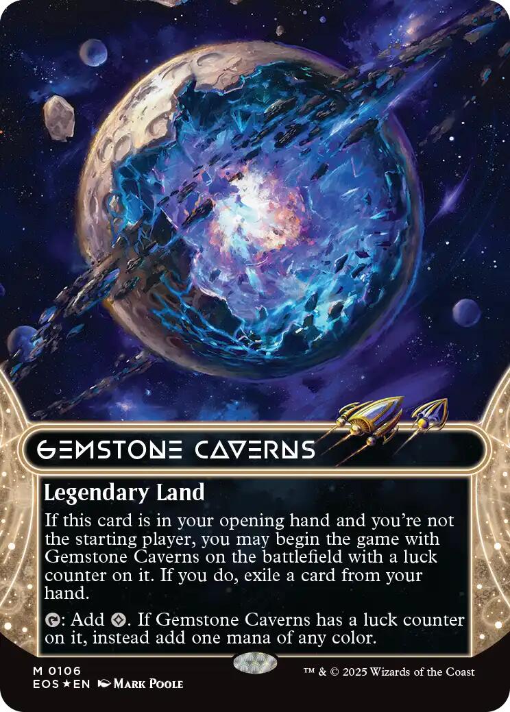 Gemstone Caverns (0106) (Borderless) (Galaxy Foil)