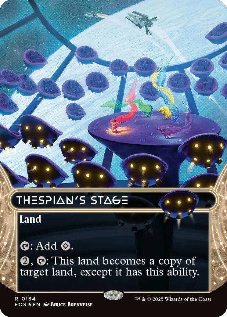 Thespian's Stage (0134) (Borderless) (Galaxy Foil)