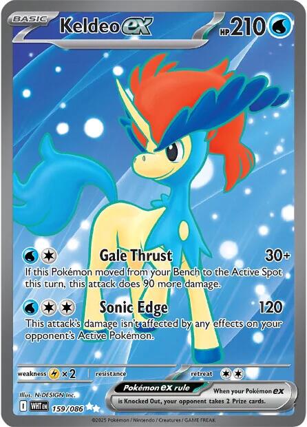 Keldeo ex - 159/086 [WHT - 159/086]