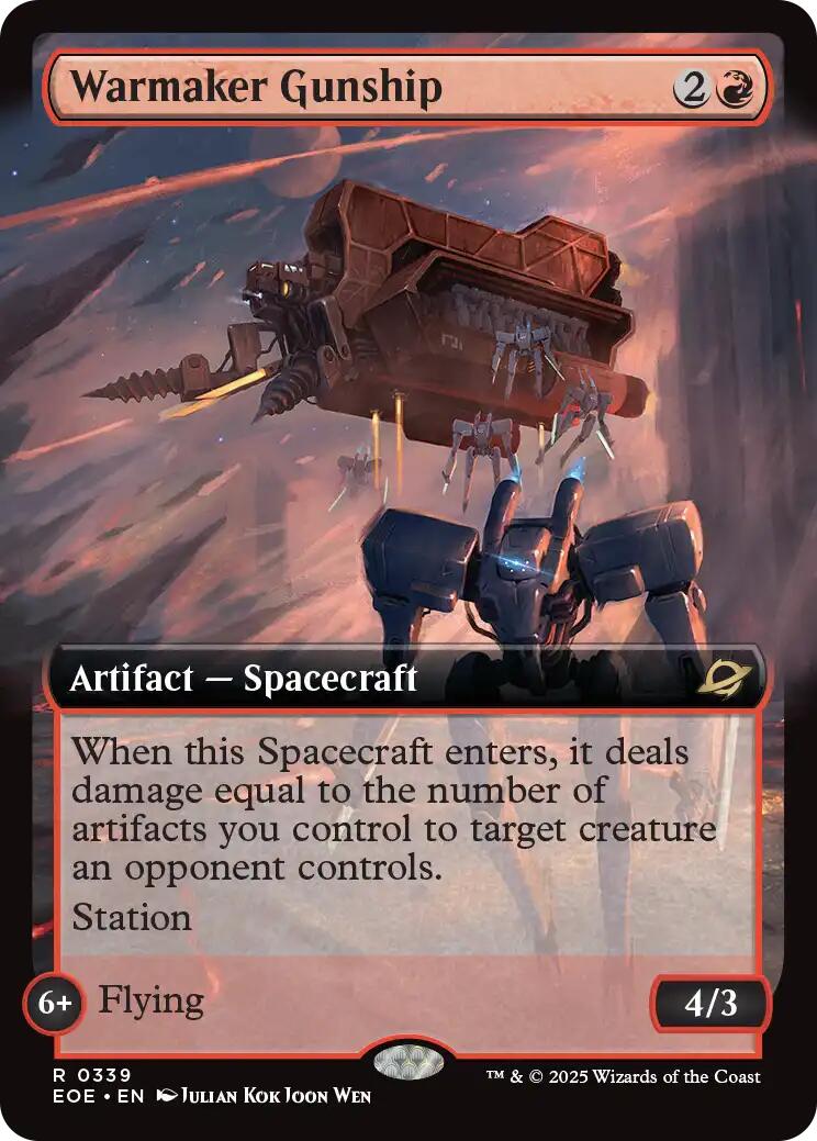 Warmaker Gunship (Extended Art) [EOE - 339]