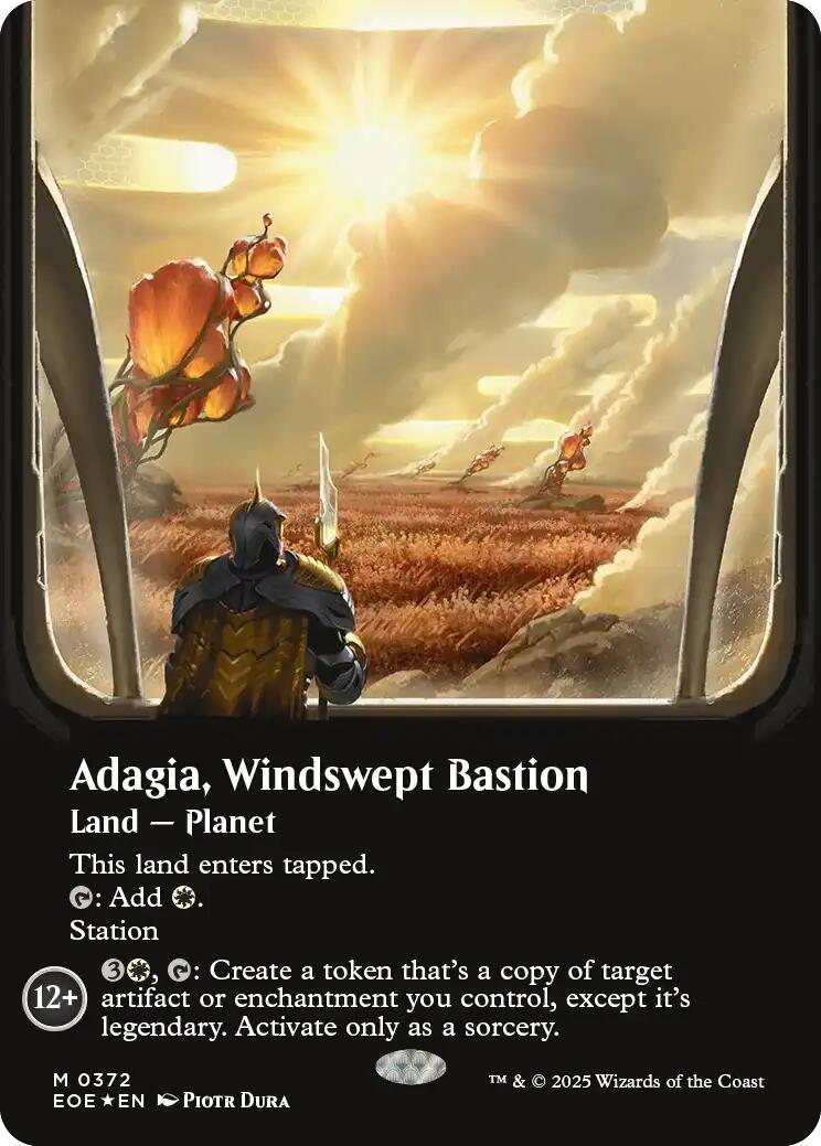 Adagia, Windswept Bastion (Borderless) (Galaxy Foil)
