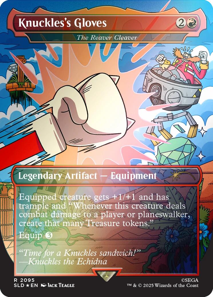 Knuckles's Gloves - The Reaver Cleaver (Rainbow Foil) [SLD - 2095]