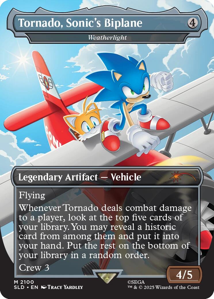 Tornado, Sonic's Biplane - Weatherlight