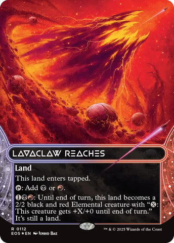 Lavaclaw Reaches (0112) (Borderless) (Galaxy Foil)