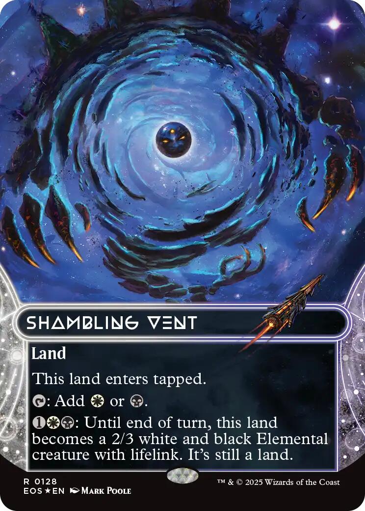 Raging Ravine (0125) (Borderless) (Galaxy Foil) [EOS - 125]
