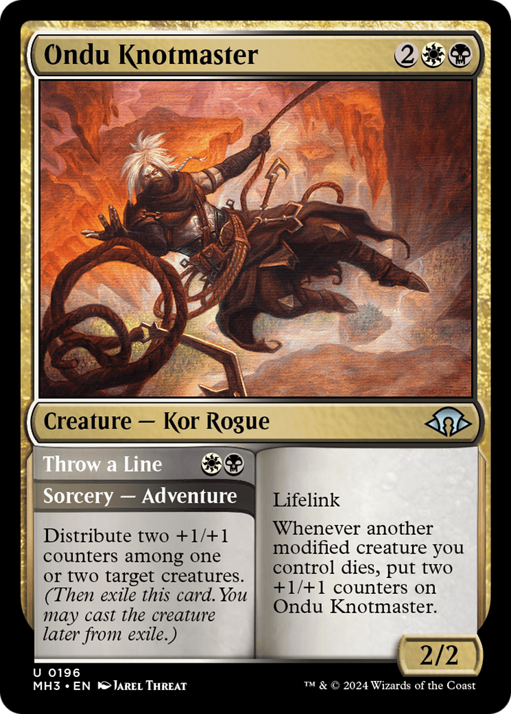 Ondu Knotmaster // Throw a Line [Modern Horizons 3] | The Clever Kobold