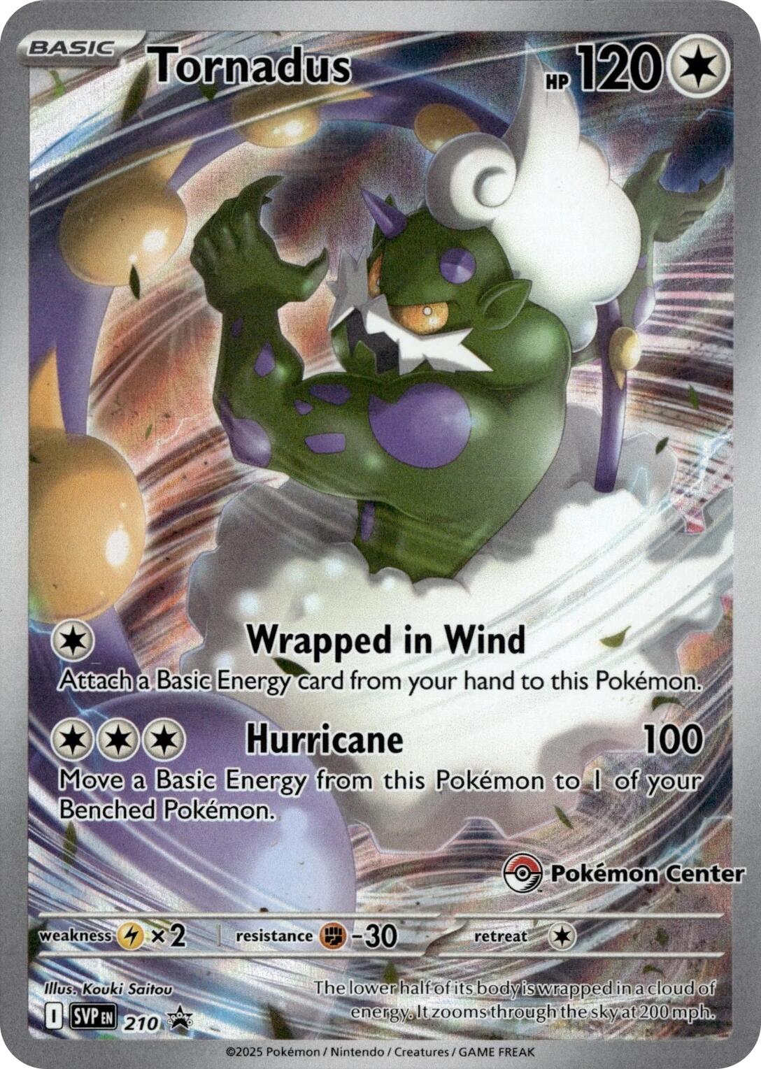 Tornadus - 210 (Pokemon Center Exclusive)